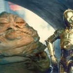 Jabba with C-3PO