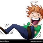 Cartoon Man Laughing