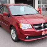 Red Dodge Caravan