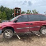 Red Dodge Caravan