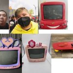 Children CRT TV and DVD Player