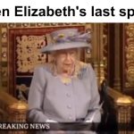 queen elizabeth's last speech