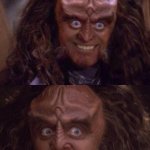 gowron happy sad