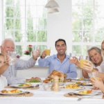 Thanksgiving Family at Table