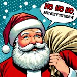 Santa Claus Twitter meme with the caption “HO HO HO, RETWEET IF