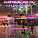 Roller Skating Rink Party meme - template