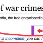 war crimes list