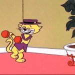 Top Cat playing maracas GIF Template