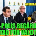 Ex-polis Andreas Stranke begärdes häktad för våldtäkt