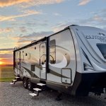 outdoors rv travel trailer