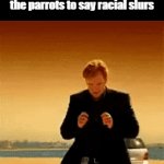 we do a little trolling | me leaving petco after teaching the parrots to say racial slurs | image tagged in gifs,trolling | made w/ Imgflip video-to-gif maker