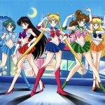 Sailor Moon and Inner Senshi Bellies