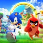 Sonic and angry bird