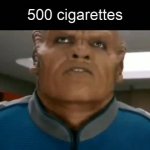 500 Cigarettes Blank GIF Template