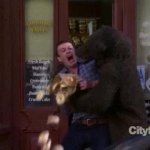 Bear attack GIF Template