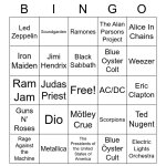 Band bingo (I didn’t make this)