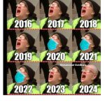 Liberal Lady Screaming template