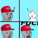 maga npc scream meme