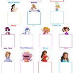 Make Your Own Junior Disney Princess Cast Meme
