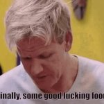 Good food GIF Template