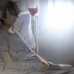 anime boy hospital