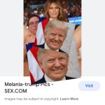 Melania's sloppy holes