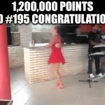 Congratulations Crockocorner | 1,200,000 POINTS AND #195 CONGRATULATIONS | image tagged in gifs,fun | made w/ Imgflip video-to-gif maker