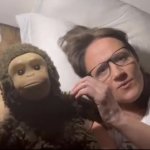 This is Nina Conti and her Monkey. Goals!