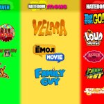 My Hatedoms Judging Chart | HATEDOM; HEAVEN; HATEDOM; HELL; HATEDOM | image tagged in family guy,the loud house,teen titans go,velma,south park,hazbin hotel | made w/ Imgflip meme maker