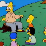 Grandpa Simpson Lecturing