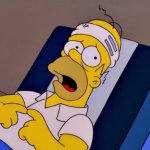 Worried Homer