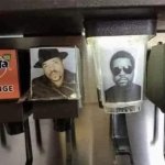 Ice Tea, Ice Cube, Whitney Houston Sofa Dispenser