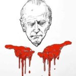 Biden bloody hands