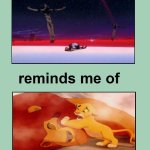 asuka's death reminds me of mufasa's death | image tagged in this scene reminds me of this scene,anime meme,neon genesis evangelion,lion king,evangelion,classic movies | made w/ Imgflip meme maker