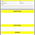 police report