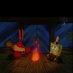 Spongebob Mr. Krabs Fire