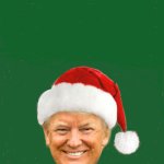 Pres Trump as Santa Claus template