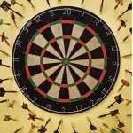 missed darts board