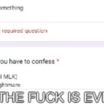 WHO THE FUCK IS EVIL MLK meme