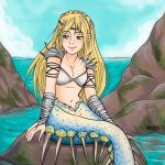 andriod 18 mermaid