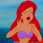 ariel in pain