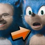 Sonic Side 2 Side Comparison meme