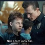 Terminator lying to the police