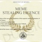 Meme stealing licence template