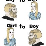 Boys to Girls VS Girls to Boys template