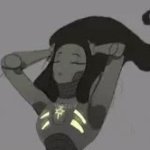 Necron girl GIF Template