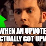 0_0 | WHEN AN UPVOTE BEGACTUALLY GOT UPVOTES | image tagged in gifs,upvote begging,ice cream | made w/ Imgflip video-to-gif maker