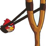 Angry Birds Slingshot template