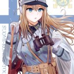 Confused WWII Finnish anime girl soldier