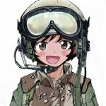 Yukari Akiyama the fighter pilot